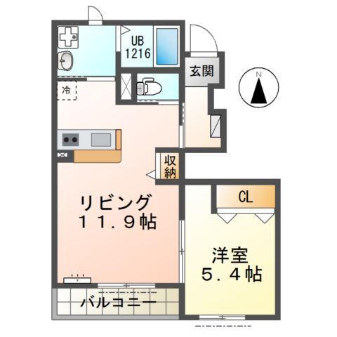 レジデンス鶴田 間取り図画像