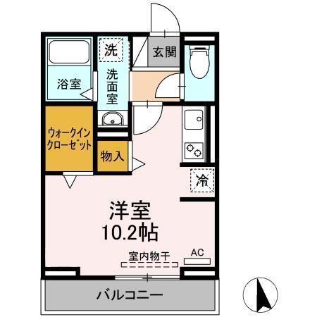 ラフィネ港明（303） 間取り図画像