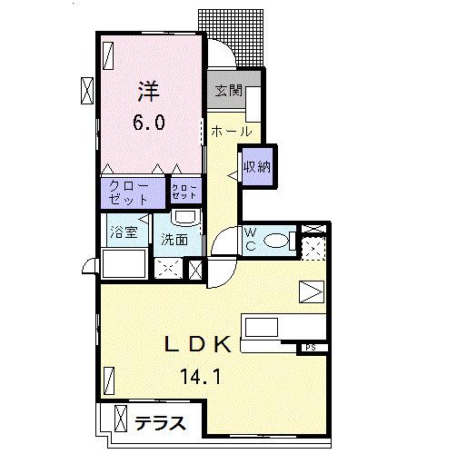 ラフレシール（103） 間取り図画像
