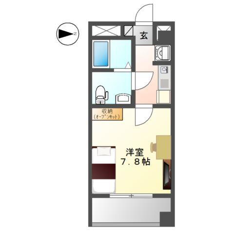 リバパレス鶴舞 間取り図画像