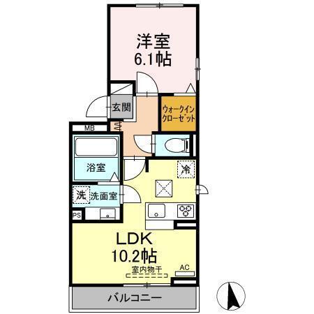 クロエ（102） 間取り図画像