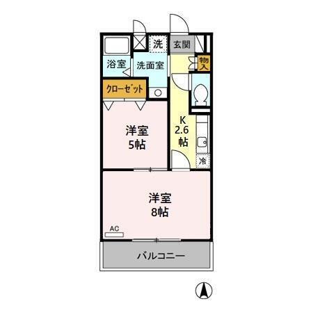 Ｓｋｙｐｉａ江向（302） 間取り図画像