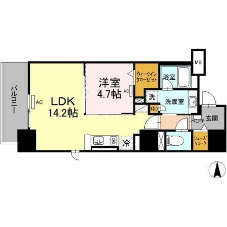 OASIS金山（0302） 間取り図画像