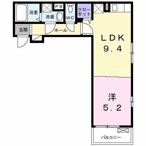 シャンテハウス中根Ⅲ（202） 間取り図画像