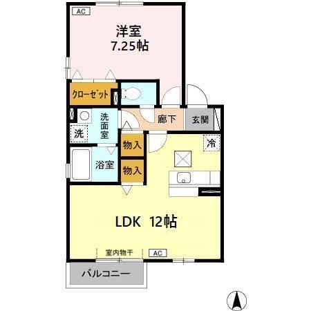 ティエラ（102） 間取り図画像