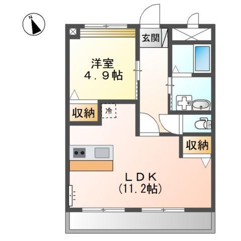 グランソレイユ 間取り図画像