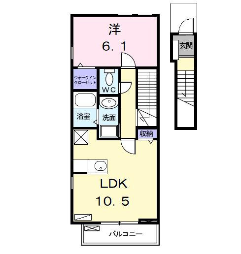 グランツシェ−ネ（202） 間取り図画像