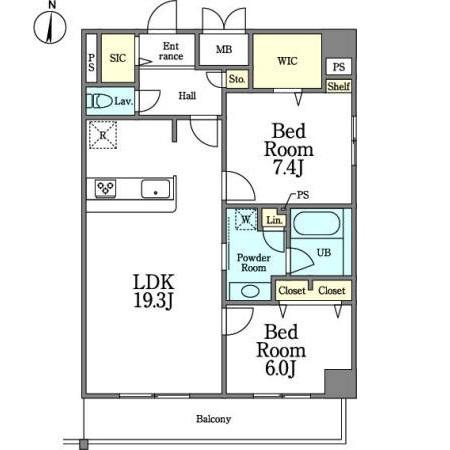 新栄アイサンメゾン　住居（0902） 間取り図画像