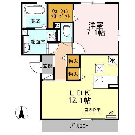 ロワメゾン松陽（101） 間取り図画像