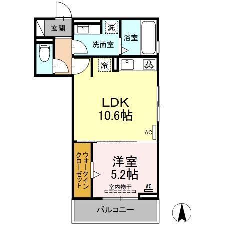 シャルマン高畑（201） 間取り図画像