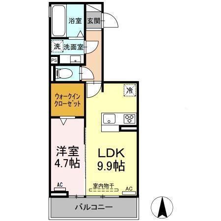 シャルマン高畑（202） 間取り図画像