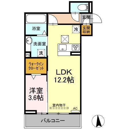 ラウレア（102） 間取り図画像