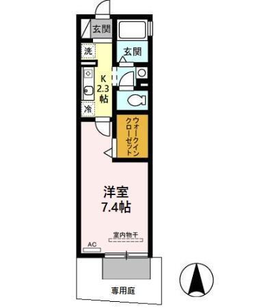 ソレイユ（101） 間取り図画像