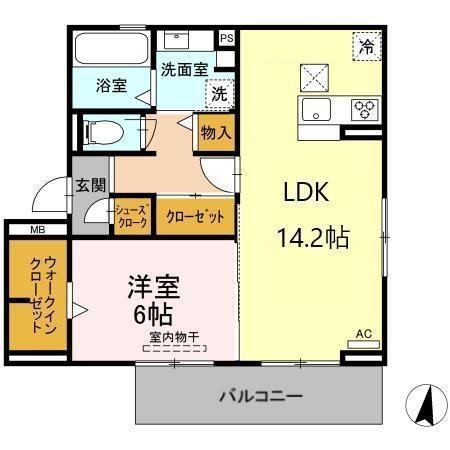 ベルフォレ豊田（101） 間取り図画像