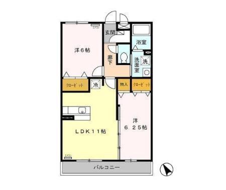 タクティス（302） 間取り図画像