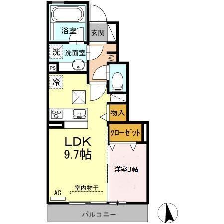 セリシールＦ（102） 間取り図画像