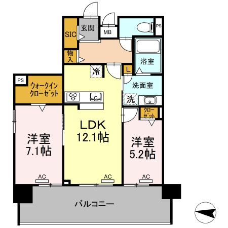 Ｌ'ＥＮＶＯＬ　ＭＥＩＥＫＩ（0905） 間取り図画像