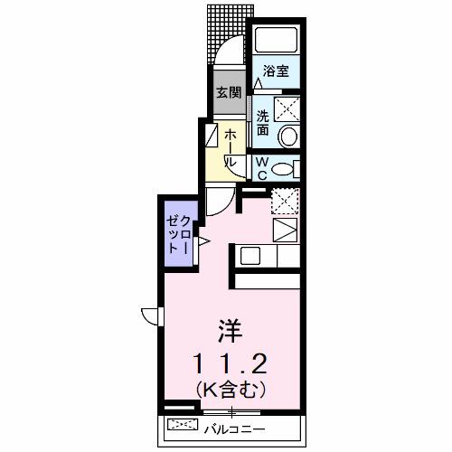 フェスターレⅢ（102） 間取り図画像