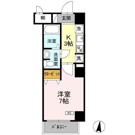 ＣＡＳＡ八番館（101） 間取り図画像