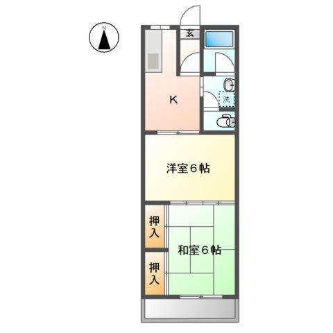 グリーンメゾン 間取り図画像