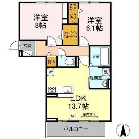ファミール２（301） 間取り図画像