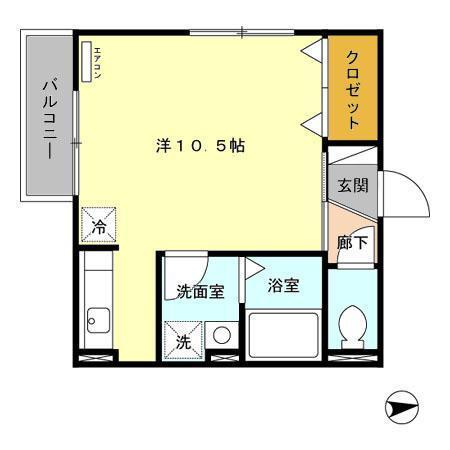 サン・ミッシェル（202） 間取り図画像