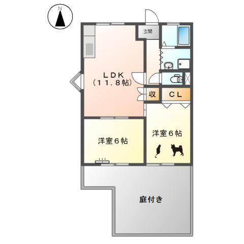 ロイヤルタウン天子田 間取り図画像
