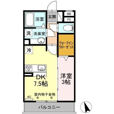ベルエア　御器所（303） 間取り図画像