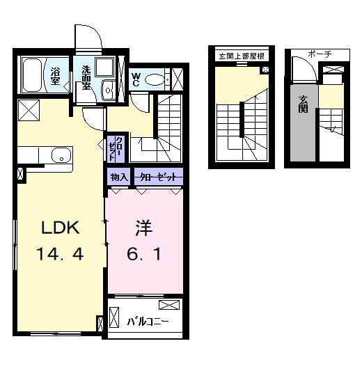ハピネス（302） 間取り図画像