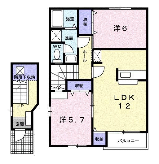 ロジュマン　Ｍ＆Ａ（201） 間取り図画像