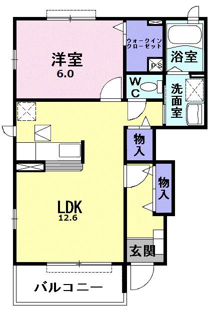 ヴィラ　サンシャイン（101） 間取り図画像