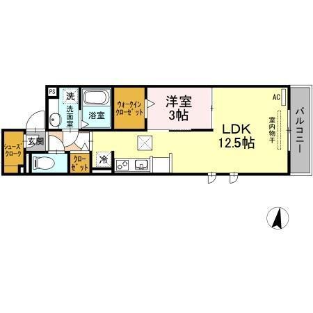 ｃａｓｓｅｒ（ｷｬｯｾ）（102） 間取り図画像