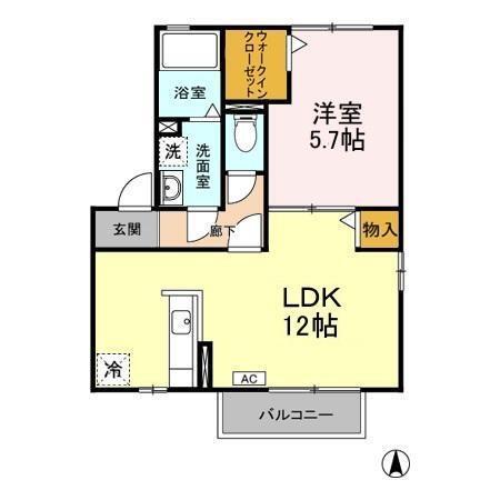 アーク・リヴェールＡ（101） 間取り図画像