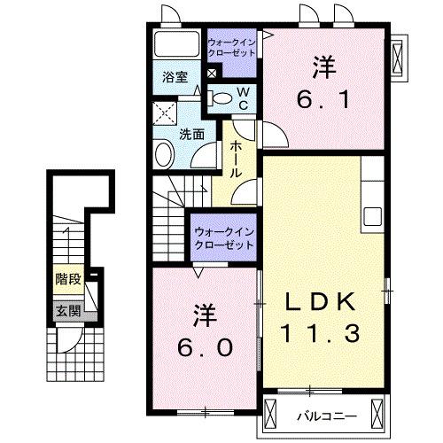 イマジュリ−Ⅰ号館（203） 間取り図画像