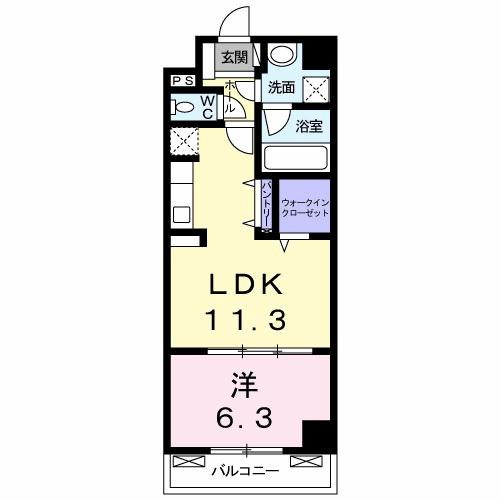 リッチモンド　イースト（308） 間取り図画像