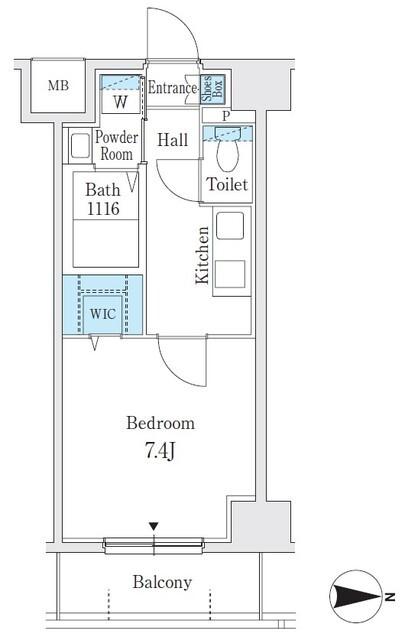 プレイズシード名古屋亀島（405） 間取り図画像