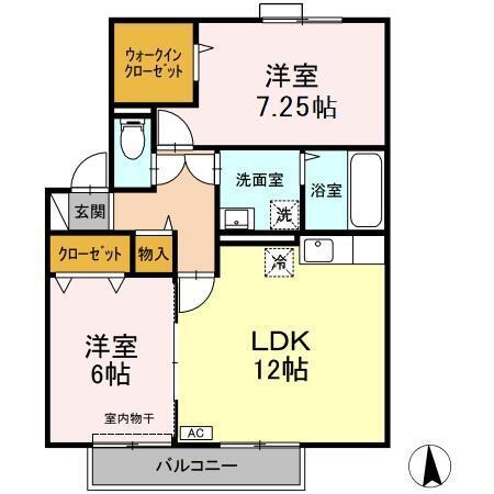 Ｃａｓａ Ｒｉｖｉｅｒｅ（202） 間取り図画像