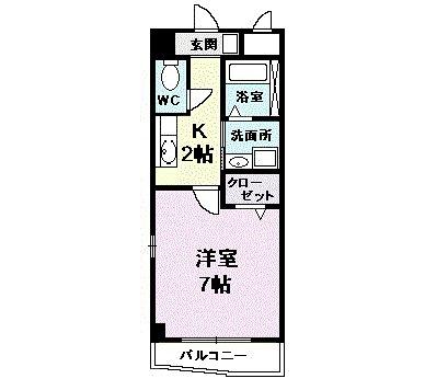 プラシードカーサ（407） 間取り図画像