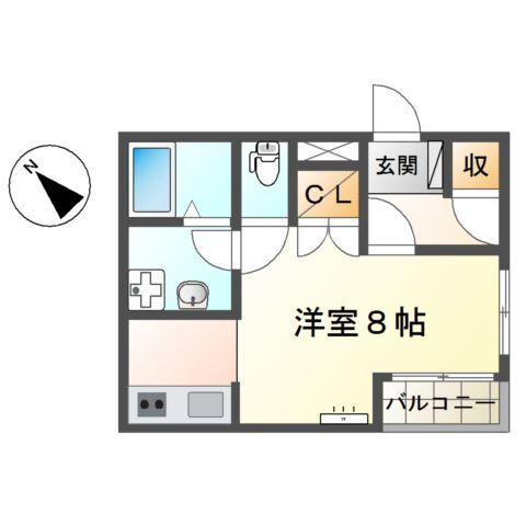 コンフォース南 間取り図画像