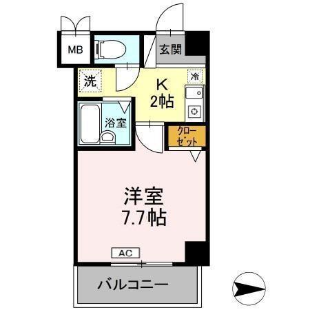 ラフィネ高峯（603） 間取り図画像