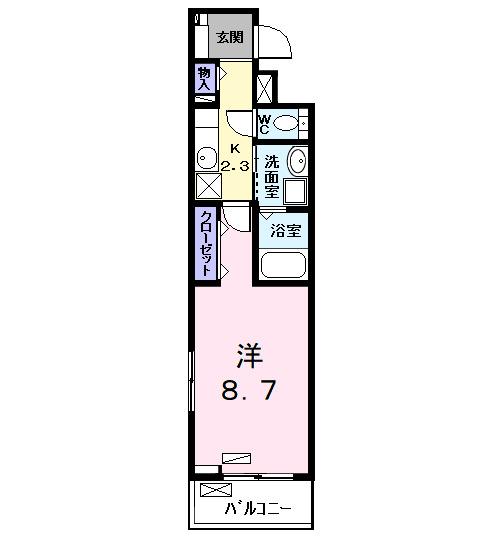 ローレルＷｅｓｔ（303） 間取り図画像
