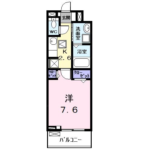 ローレルＷｅｓｔ（102） 間取り図画像