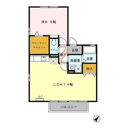グレースコート主税　Ｃ（103） 間取り図画像