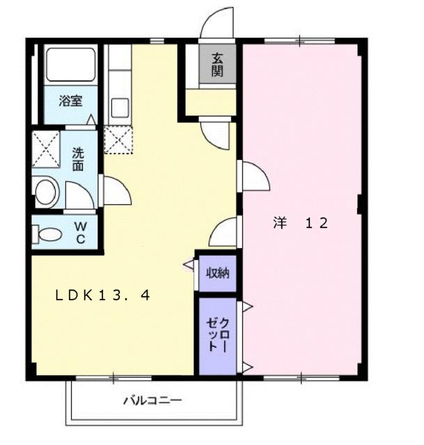 ニューシティモリタカＡ（203） 間取り図画像