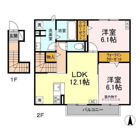 Ｍ・トリシア（201） 間取り図画像