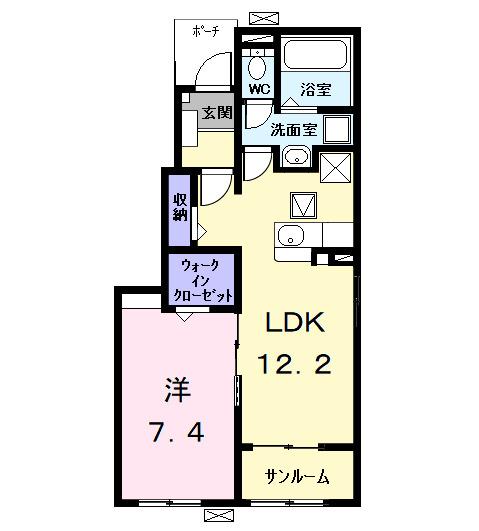 ルミエール中野新町（103） 間取り図画像