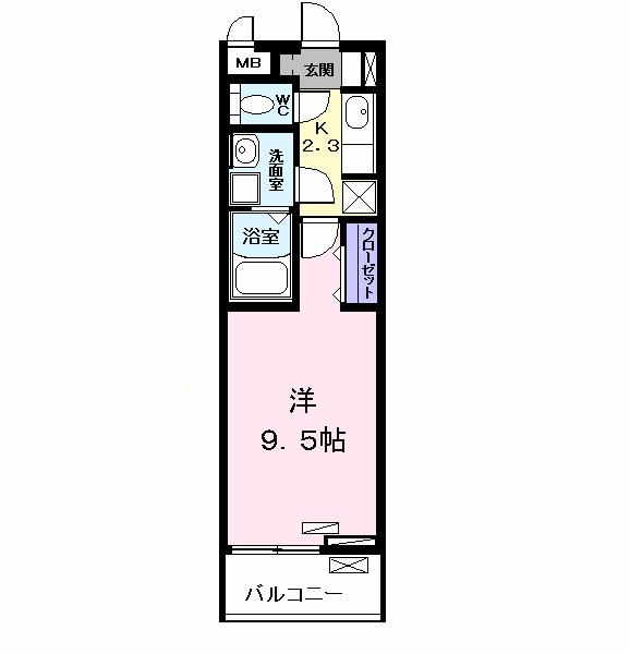 リルシア　エル（302） 間取り図画像