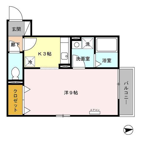 サン・ミッシェル（203） 間取り図画像