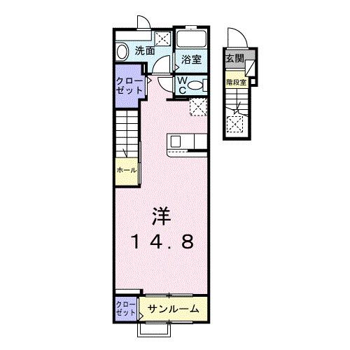 グレイスコート（202） 間取り図画像
