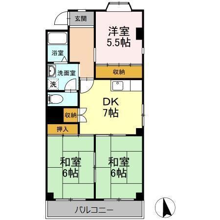 エスプラナード（101） 間取り図画像